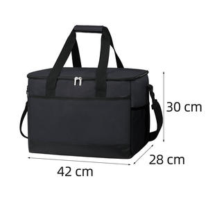 Professional 35 Liter Capacity Cooler <b>Bag</b> with Reinforced Handles and Dual Zippers for Beach Outdoor Events - Product Image 6
