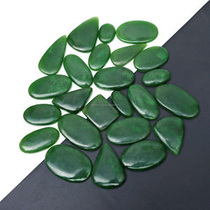 Venta al por mayor 2026 Colgante de gema de jade nefrita cabujón de plata de ley 925 para fabricación de joyas - Product Image 6