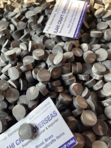 Boutons en corne de buffle en gros, noirs, tailles 16mm/19mm/21mm/23mm/26mm/29mm/31mm pour accessoires vestimentaires - Product Image 3