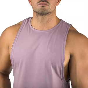 Camiseta sin Mangas Casual para Hombre, de Alta Calidad, Tallas Grandes, Ropa Deportiva, Venta en Línea, MOQ Bajo, Tejido Transpirable - Product Image 3
