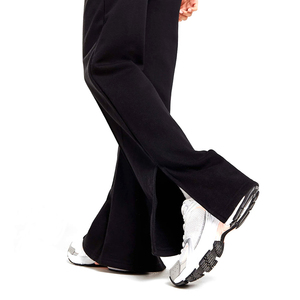 Pantalones deportivos acampanados para mujer, tela elástica de alto rendimiento, cintura alta, transpirables, de pierna ancha, ropa deportiva para gimnasio y entrenamiento. - Product Image 3
