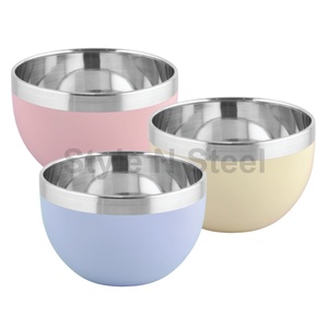 Wholesale Price Stainless Steel Premium Fruit <b>Bowl</b> Set in Hammered Copper Color with a Classic Design - Product Image 3