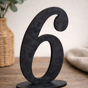 Silver Wedding <b>Table</b> Numbers, Wooden <b>Table</b> Numbers with Base, Laser Cut Custom <b>Table</b> Numbers, Elegant Wedding <b>Table</b> Decor - Product Image 1