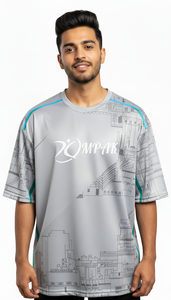 Camiseta de Hombre, Corte Regular, Sublimada, Poliéster/Algodón, Ecológica, Transpirable, Moderna, Informal, Estilo Urbano - Product Image 2