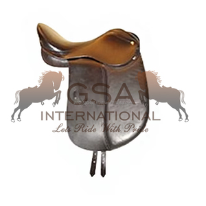 Silla de doma inglesa personalizable de cuero genuino de alta calidad para deportes y entrenamiento ecuestre - Product Image 6