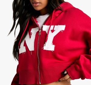 Sweat à capuche noir surdimensionné personnalisé avec logo OEM, en molleton de coton avec passepoil, pour femme, respirant, vêtement de sport écologique, vente en gros - Product Image 1