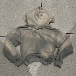 Sweat à capuche personnalisé de luxe à coupe classique pour homme, veste d'hiver réversible à imprimé DTG à carreaux avec perles et polaire double face - Product Image 5