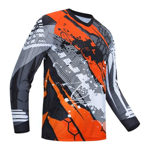 Maillot de paintball personnalisé sublimé à manches longues, vêtements de performance, tissu en maille respirant - Product Image 2