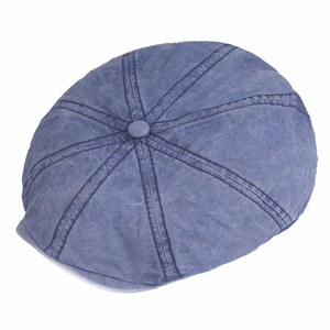 Custom Design Private Label Newsboy Cap Leather <b>Patch</b> 8 Panel Hat Bulk Factory Wholesale Custom <b>Applique</b> Newsboy Cap Premium - Product Image 2