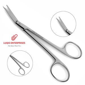Tijeras Spencer Stitch Angled Delicate, Instrumento Quirúrgico de Acero Inoxidable, Corte de Sutura de Precisión, Equipo Médico Reutilizable - Product Image 1