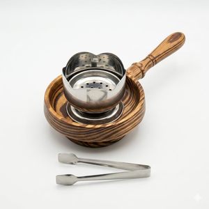 Juego de Quemadores de Incienso de Madera de Pino Premium con Diseño Árabe y Quemador de Incienso Oud Hecho a Mano Ecológico para el Hogar Ramadán - Product Image 1