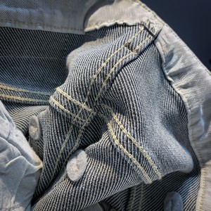Jeans de Algodón Elástico OEM para Hombre, Estilo Europeo de Alta Gama, Retro, Versátiles, Corte Recto Regular, Ligeros, para Primavera y Otoño, Nuevos, 50/70% Algodón Denim - Product Image 4