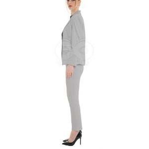Fashion Ladies Business Suit <b>Blazer</b> And Trouser <b>Set</b> Classic Office Wear Formal Clothing Custom Design - Product Image 3