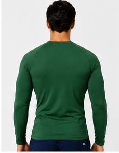 Medical Scrub <b>Undershirt</b> Unisex <b>Long</b> <b>Sleeve</b> Breathable Nursing Work Shirt Quick Dry Slim Fit Hospital Uniform Wholes - Product Image 2