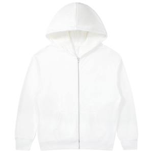 Men's Hooded Zip-Up Sweatshirt Solid Color Cotton Fleece Casual Autumn Regular Fit Pocket Design Breathable Knitted Hoodie - Product Image 4