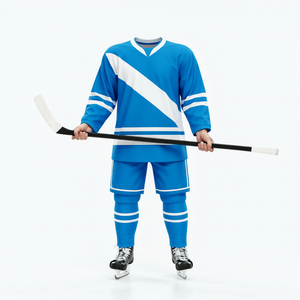 Ensemble de maillots de hockey sur glace pour joueurs professionnels, uniforme d'entraînement d'équipe, design personnalisé, respirant, performance optimale, taille personnalisée - Product Image 4