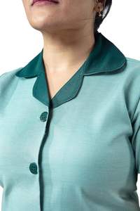 ชุดยูนิฟอร์มพยาบาลแบบสวมใส่สบายสำหรับทุกเพศ รุ่นยอดนิยมปี 2026 ชุดสครับแขนสั้นผ้าโพลีเอสเตอร์ผสมสแปนเด็กซ์สำหรับฤดูร้อน ชุดจั๊มสูทสำหรับโรงพยาบาล - Product Image 4