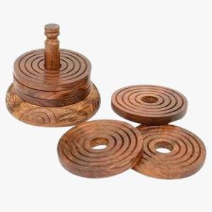 Posavasos de Diseño Clásico, Forma Redonda, Posavasos de Cuerda para Tazas de Té, Ecológicos, Reutilizables, Alfombrillas para Mesa, Posavasos de Calidad de Exportación - Product Image 2