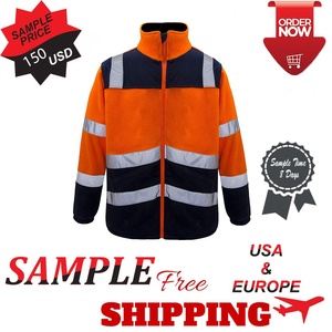 Chaqueta de Seguridad Reflectante de Alta Visibilidad, Impermeable, con Capucha, Resistente al Calor (200°C), para Fábrica o Taller - Product Image 4