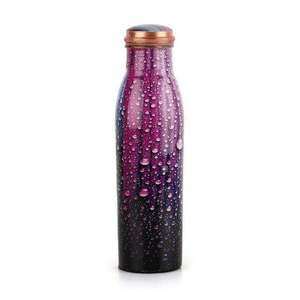 Botella de Agua de Cobre de Estilo Lujoso, Diseño Personalizado con Impresión en Esmalte, para Yoga, Gimnasio, Oficina o Escuela - Product Image 1