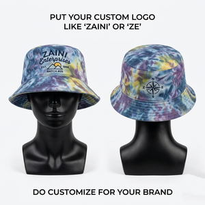 ZAINI ZI-016 Unisex Bucket <b>Hat</b> 280 GSM Premium Cotton Canvas 3D Embroidery Custom Logo Heavy Duty Multi Panel <b>Summer</b> Outdoor - Product Image 5
