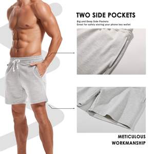 Pantalones Cortos de Algodón de Última Tendencia para Hombre, Talla Grande, Diseño Único, Ropa Casual Ligera, Pantalones Cortos Lisos, Pantalones Cortos Deportivos Personalizados con Estampado - Product Image 3