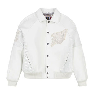 Chaqueta de Cuero Avirex de Primera Calidad para Hombre, Diferentes Colores Disponibles, Tallas Personalizadas, Chaquetas de Cuero Bordadas para Hombre en Oferta - Product Image 2