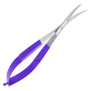 Premium OEM Stainless Steel Curved Sharp Spring Cuticle Scissors Precision Steel Handle Nail Care Beauty Instrument Custom Logo - Product Image 2