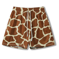 Shorts en maille décontractés pour hommes, design personnalisé, 100% polyester, couleur unie, séchage rapide, écologiques, respirants, imperméables, anti-plis