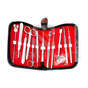 Kit de dissection manuel de 12 pièces en acier inoxydable, instruments de formation en biologie, anatomie, médecine, vétérinaire et ORL par Blush Surgical - Product Image 4