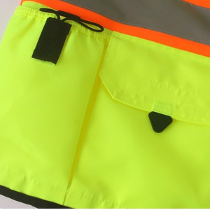 เสื้อกั๊กสะท้อนแสงสำหรับคนงานก่อสร้าง ดีไซน์ใหม่ รับทำโลโก้ ราคาถูก - Product Image 6