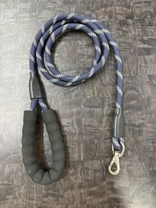 FHS Heavy Duty Handmade Lace Nylon Rope Slip <b>Lead</b> Dog Leash Premium Braided Pet <b>Training</b> <b>Lead</b> Leash Adjustable Loop Medium Large - Product Image 1