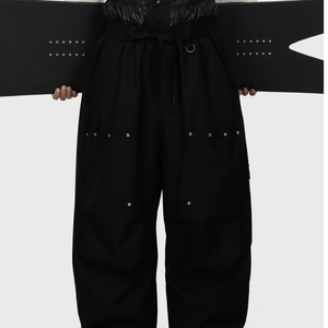 Custom Logo Cargo Baggy Snow <b>Ski</b> Pants Oversized Waterproof Windproof Plus Size Loose Fit High Quality Snowboard Wear For Men - Product Image 4