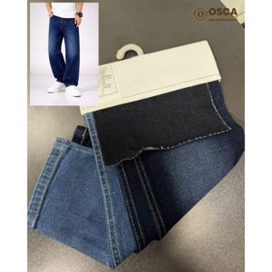 13.5oz Selvedge Denim <b>Fabric</b> 100% Cotton Raw Shrink-Resistant PU Coated Woven Yarn Dyed Medium <b>Weight</b> Crosshatch Slub Dark Blue - Product Image 5