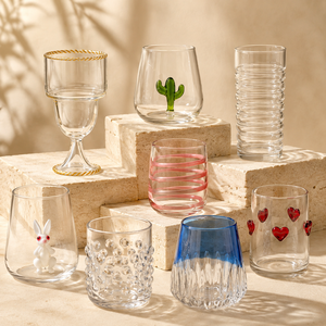 Handmade Borosilicate 440ml Colored Whisky Tumbler Glasses Lead-Free <b>Water</b> Juice Drinking Tumbler <b>Bulk</b> - Product Image 4