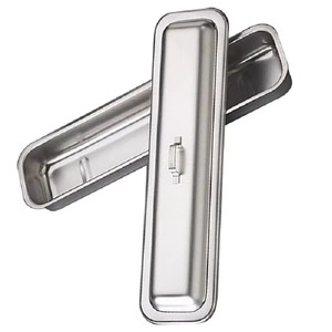 Bandeja para Catéteres de Alta Calidad de Mahfooz con Tapa, Instrumentos Quirúrgicos de Acero Inoxidable, Reutilizables, Acabado Mate, CE - Product Image 1