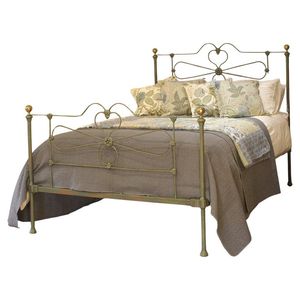 โครงเตียงทองเหลืองคุณภาพสูงผิวเรียบสำหรับห้องนอนที่อยู่อาศัยระดับพรีเมี่ยม - Product Image 1