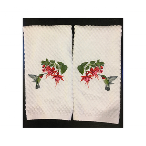 Tetera de lino rústica de 19x29 pulgadas, toallas de cocina bordadas, 100% algodón, 210 GSM GOTS, certificado, nuevo estilo, lazo colgante elegante - Product Image 5