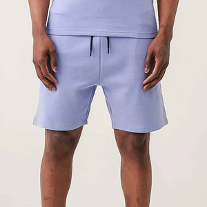 Best Selling Men's Summer Shorts <b>Set</b> Eco-Friendly Lightweight Terry Fabric Hip Hop Style Solid Online Sale Printed Top - Product Image 6