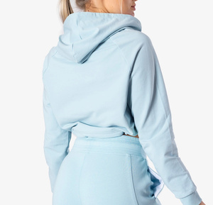 Trendy <b>Women</b>’s Cropped <b>Sweatshirt</b> Pullover Soft <b>Lightweight</b> Long Sleeve Casual Streetwear Fashion Top - Product Image 3