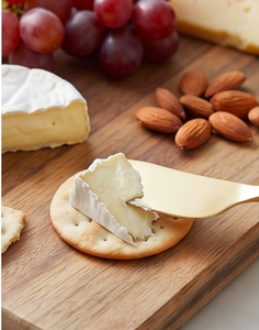 Juego de cuchillos para queso con mango de ágata rosa, cubiertos chapados en oro, ideales para servir en fiestas elegantes. - Product Image 5