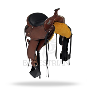Western Trail Saddle Horse Riding Saddle Equestrian <b>Equipment</b> - Product Image 3