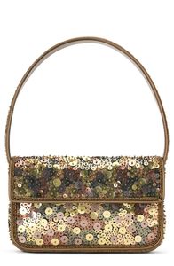 Sac à bandoulière artisanal en perles de rocaille or rose à motif cœur métallique or rose, directement de l'usine, modèle Blueprint - Product Image 4