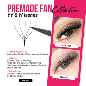 CharmLash Plateaux de cils en gros, extensions de cils pré-faits en éventail pour volume, volume symétrique facile à poser, légers et confortables - Product Image 6