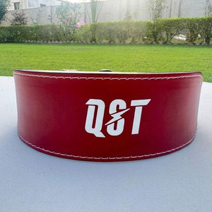 Leather Heavy Duty Strong <b>Weight</b> <b>Lifting</b> <b>Belt</b> Customized Logo Printed Non-Slip Gym Training <b>Belts</b> High Quality Powerlifting - Product Image 5