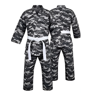 Trajes de Karate de Último Diseño a un Precio Razonable, Traje de Entrenamiento de Karate de Alta Calidad, Cómodo y Ajustado, Conjunto de Artes Marciales - Product Image 1