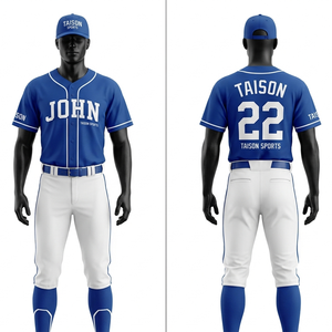 Custom <b>Black</b> Neon Yellow Baseball Uniform 260 GSM Polyester Sublimation Tackle Twill Team Wear - Product Image 5