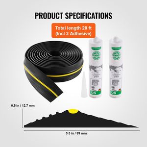 20 FT universale impermeabile in PVC porta del Garage soglia e fondo guarnizioni Kit porte Garage categoria di prodotto - Product Image 6