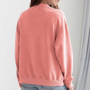 Women Mock Neck Sweatshirt Comfortable Daily Wear Pullover - Product Image 2