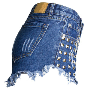 Wholesale Top Tier Trending Women <b>Denim</b> Shorts Sexy Boyfriend Premium Breathable Fabric High Waist <b>Stretch</b> Summer Fashion - Product Image 3